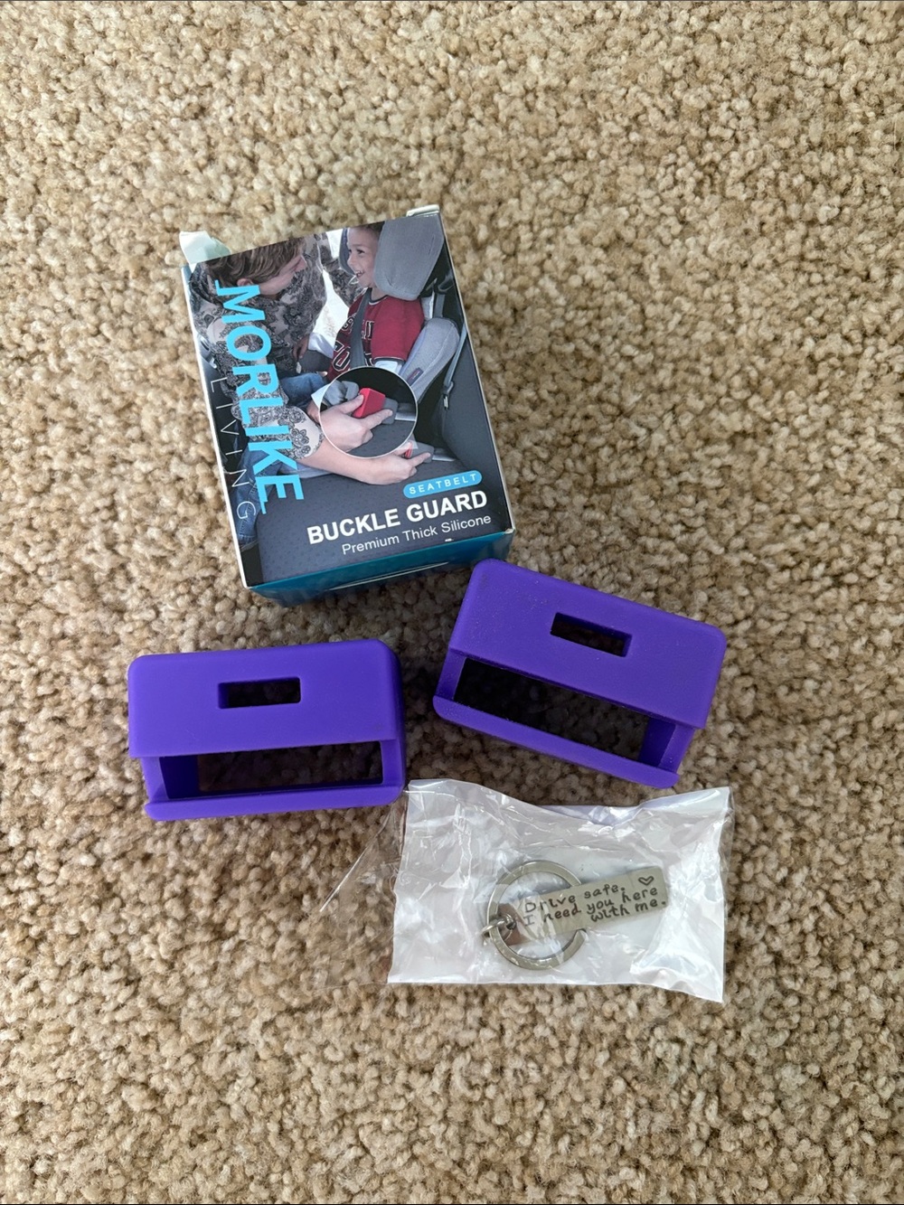 Purple Silicone Buckle Guard Protectors (2 Pack)
